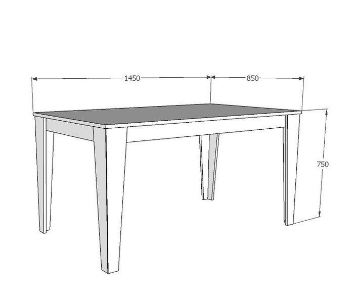 Hanah Home Bud Mesa de Comedor Negro y Mármol